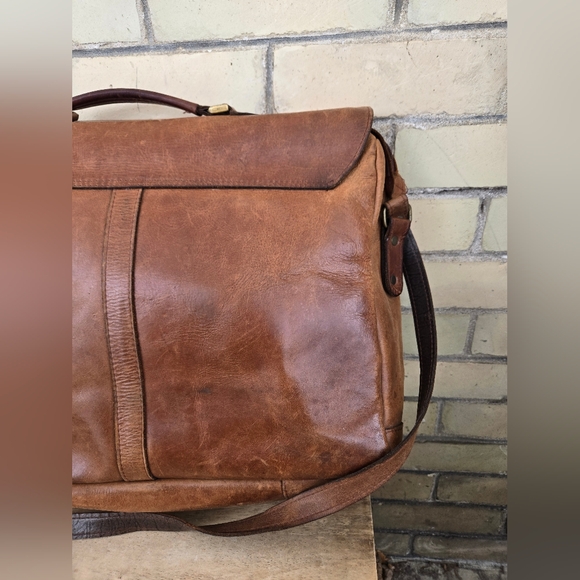Vintage Leather Briefcase - Picture 6 of 13